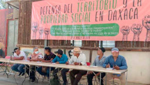 Foro Defensa del Territorio y la Propiedad Social en Santa María Atzompa, marzo de 2024 © EDUCA