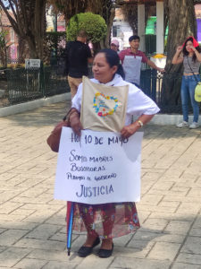 Actividades por nuestros desaparecidos en el marco del día de la Madre, San Cristóbal de las Casas, mayo de 2024 © SIPAZ