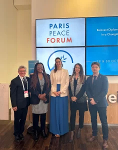 Foro de Paz en París, Francia, noviembre de 2025 © SIPAZ