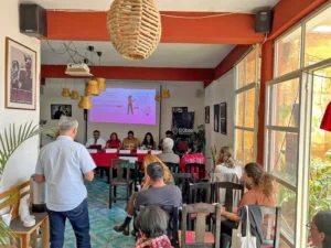 Presentación del nuevo informe de El Obse, observatorio de agresiones hacia personas defensoras de derechos humanos y periodistas, San Cristóbal de las Casas, marzo de 2026 © SIPAZ 
