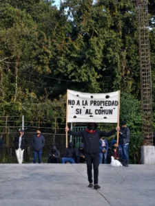 Obra de teatro Encuentro zapatista en San Cristóbal de las Casas, agosto de 2026 © SIPAZ